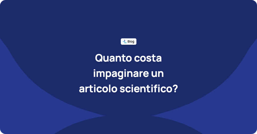 Quanto costa impaginare un articolo scientifico? PDF, HTML, XML JATS ed EPUB